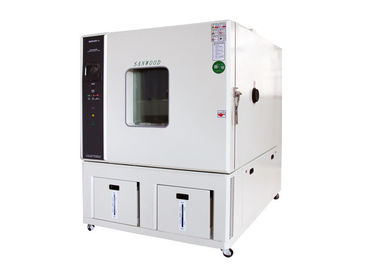 Sanwood σταθερός θερμοκρασίας υγρασίας ελεγκτής ποσοστού 3℃/min κεκλιμένων ραμπών δοκιμής προσαρμοσμένος αίθουσα για το ηλεκτρικό χαμηλό GWP δοκιμής